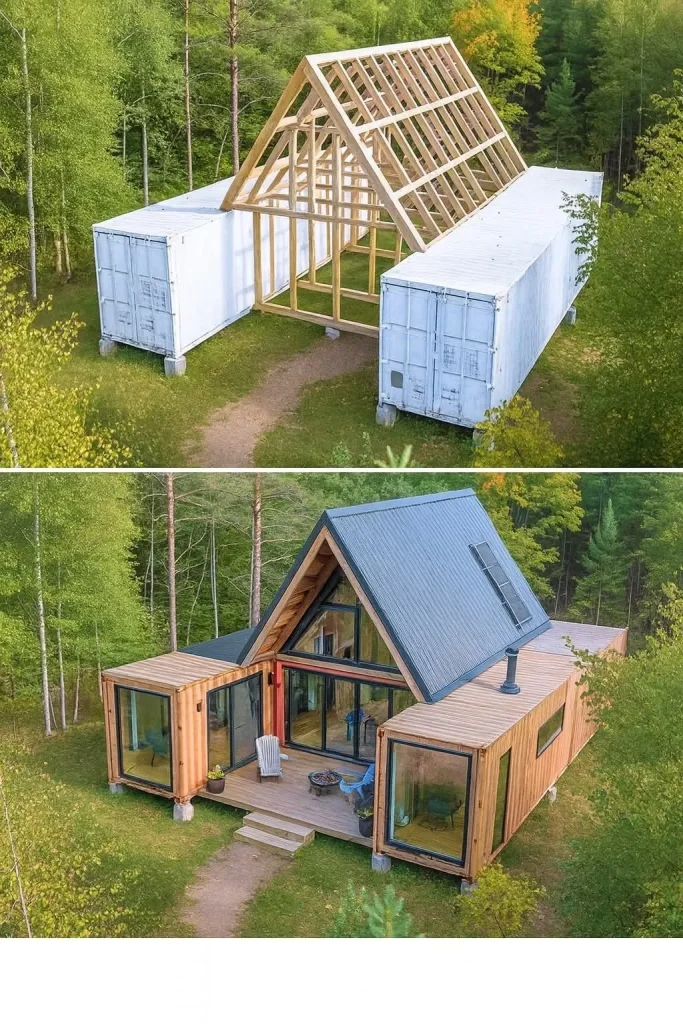 Maison en conténeur